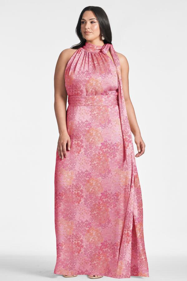 Sachin & Babi Kayla Gown - Pastel Sunset Hydrangea