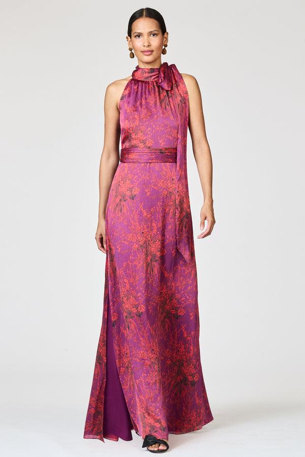 Sachin & Babi KAYLA GOWN - RASPBERRY BOUQUET