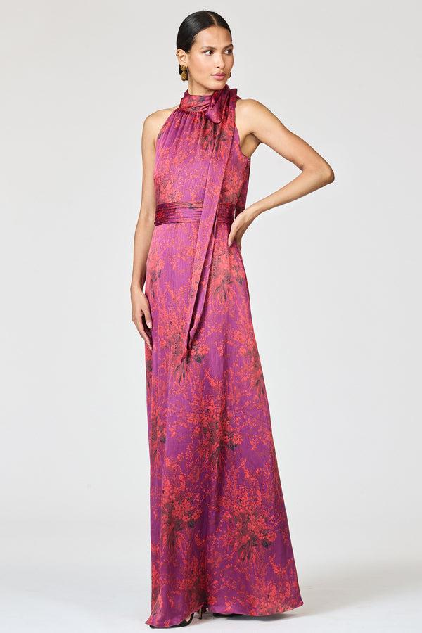 Sachin & Babi KAYLA GOWN - RASPBERRY BOUQUET