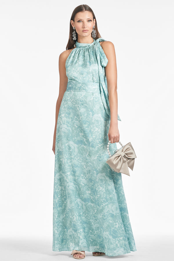 sachin & babi Kayla Gown - Sage Painted Floral