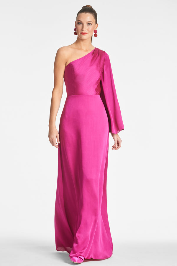 Sachin & Babi Keely Gown - Dragonfruit