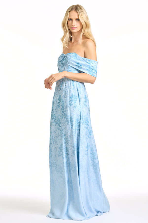 Sachin & Babi KENNEDY GOWN - CEYLON BOUQUET