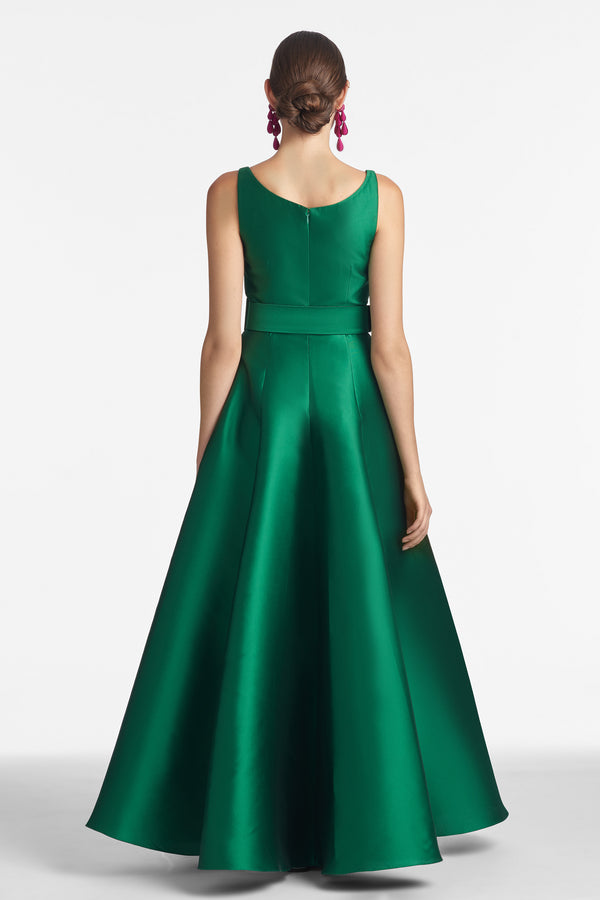 Sachin & Babi Kruse Gown - Emerald
