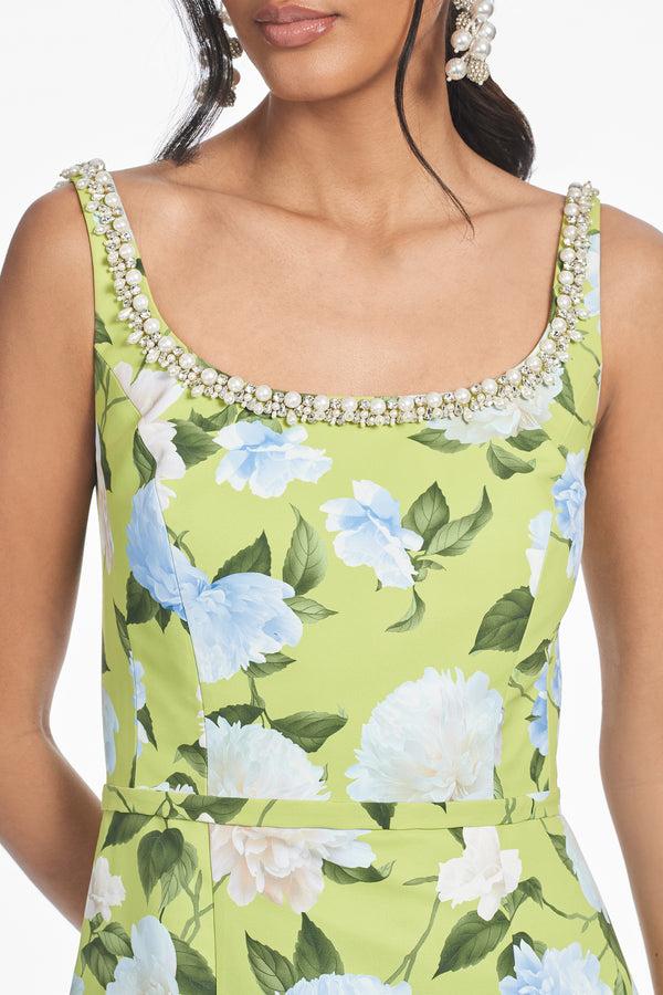 Sachin & Babi LANA GOWN - CITRINE PEONIES