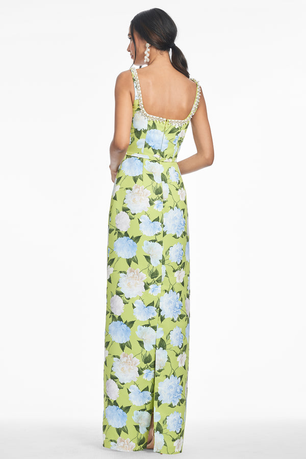 Sachin & Babi LANA GOWN - CITRINE PEONIES