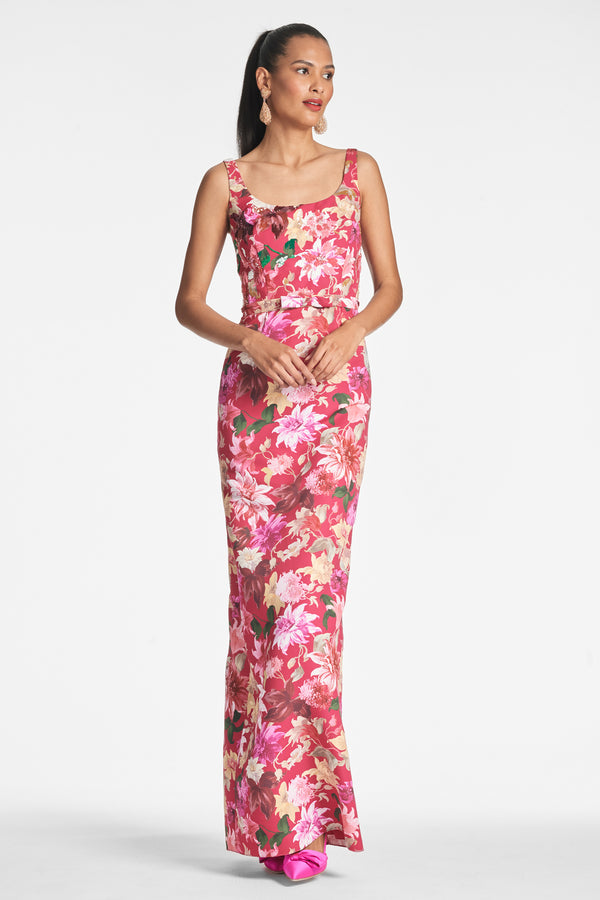 sachin & babi Lana Gown - Deep Pink Dahlia - Final Sale
