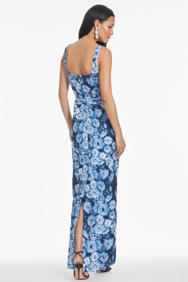 Sachin & Babi LANA GOWN - WILD SAPPHIRE ROSES