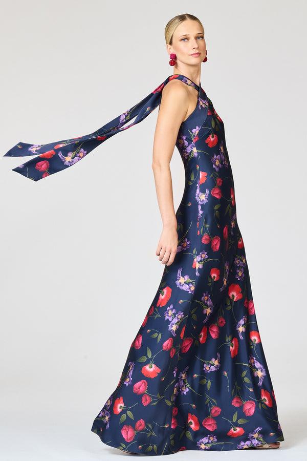 Sachin & Babi LAURANT GOWN - MIDNIGHT JARDIN