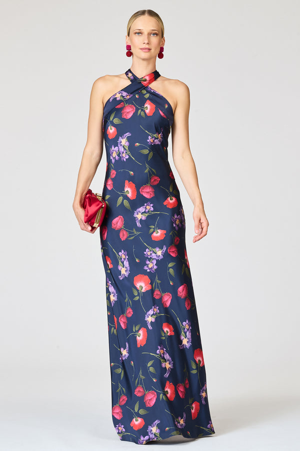 Sachin & Babi LAURANT GOWN - MIDNIGHT JARDIN