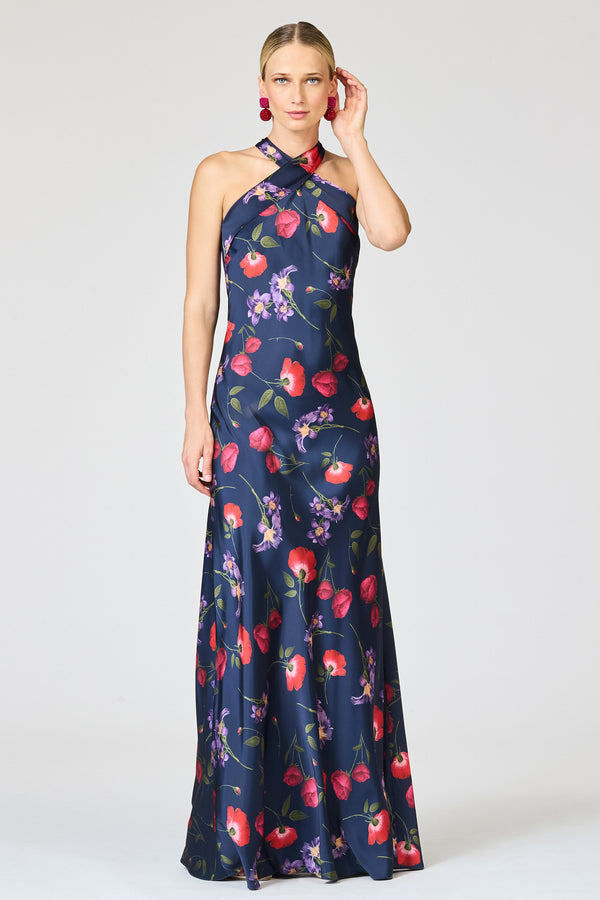sachin & babi LAURANT GOWN - MIDNIGHT JARDIN