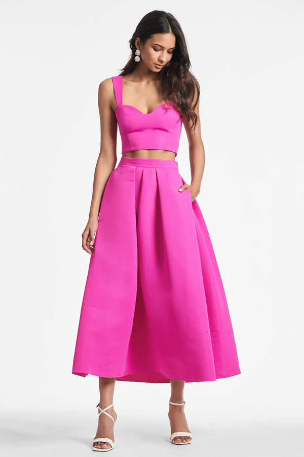 Sachin & Babi Leighton Skirt - Cerise