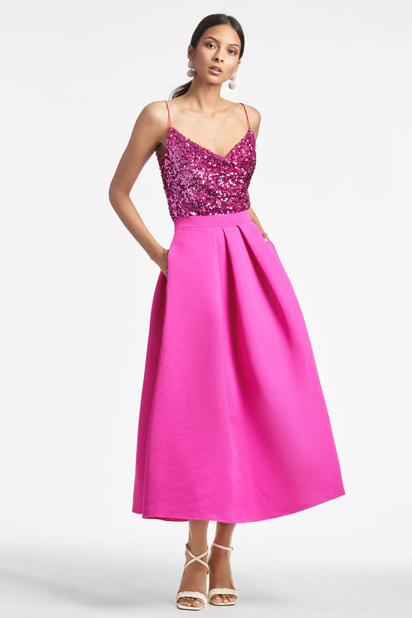 sachin & babi Leighton Skirt - Cerise