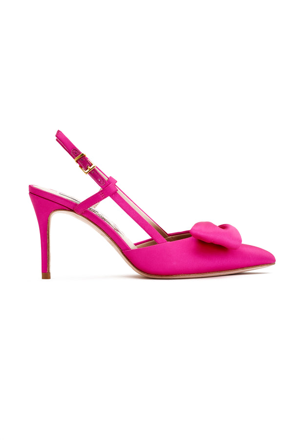 Sachin & Babi Lenox Obi-Bow Slingback - Cerise