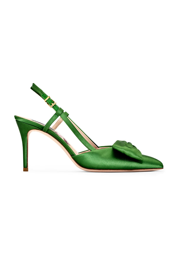 Sachin & Babi Lenox Obi-Bow Slingback - Green Garnet