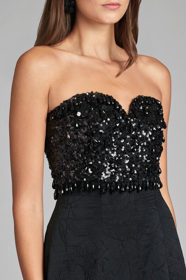 Sachin & Babi Lillian Gown - Black
