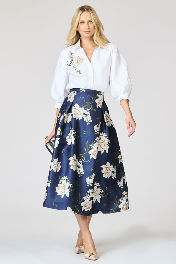 Sachin & Babi LUCE TOP - WHITE NARCISSUS