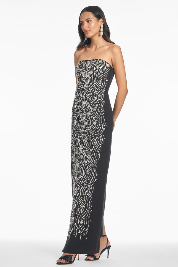 Sachin & Babi Lucille Gown - Black