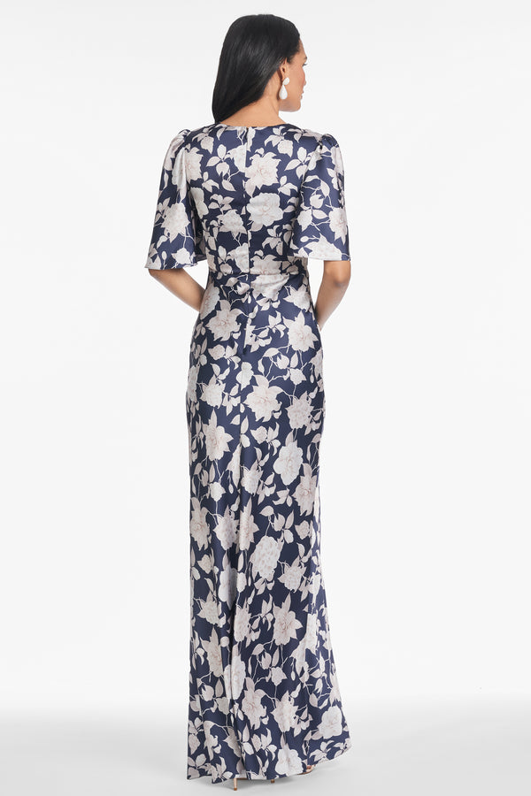 Sachin & Babi MAE GOWN - ALABASTER BEGONIA