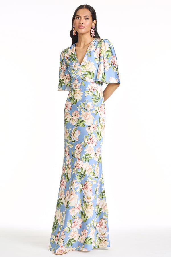 Sachin & Babi MAE GOWN - TWILIGHT CAMELLIAS