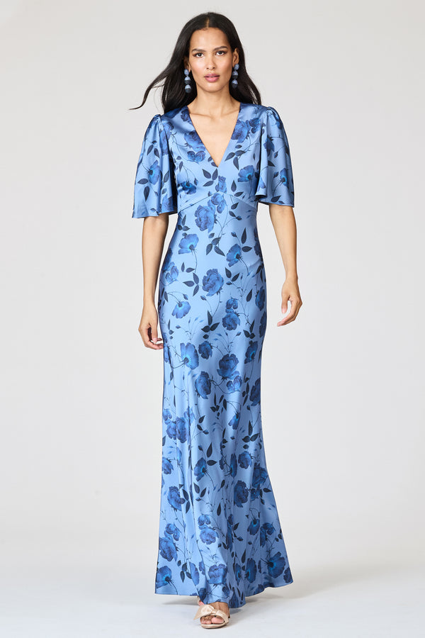 Sachin & Babi MAE GOWN - WILD STEEL ROSES