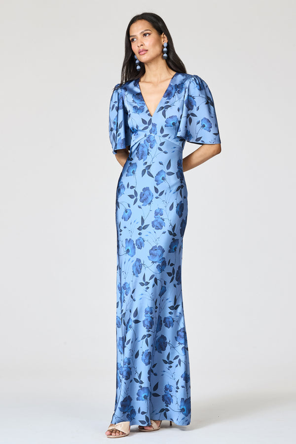 Sachin & Babi MAE GOWN - WILD STEEL ROSES