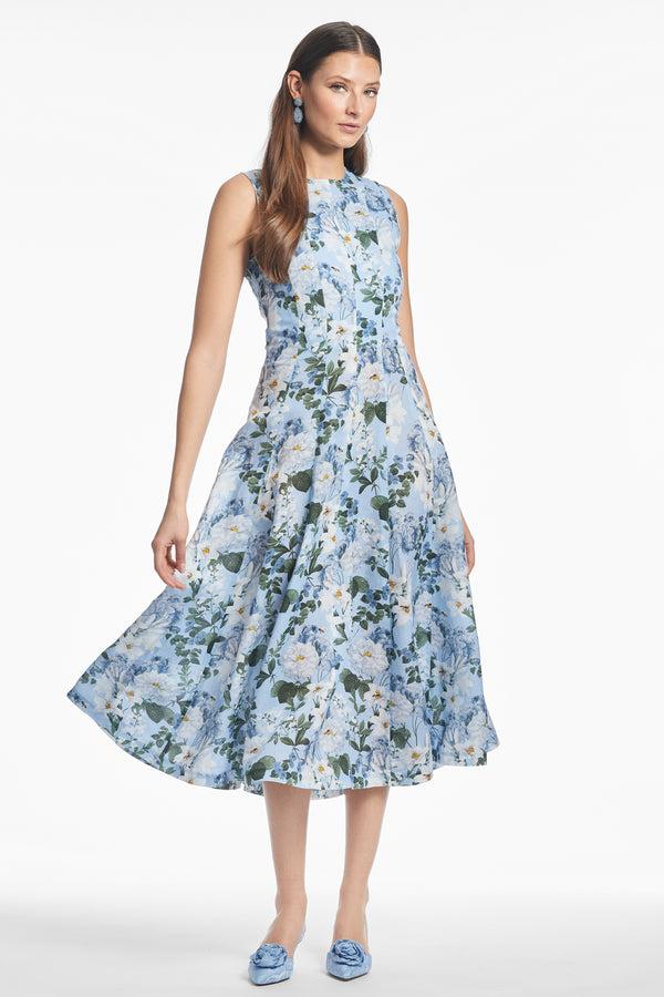 Sachin & Babi MARIPOSA DRESS - DELFT PETALS