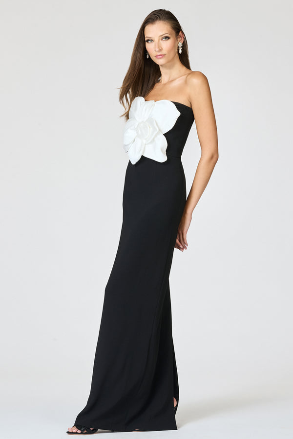 Sachin & Babi MARIST GOWN - IVORY BLACK