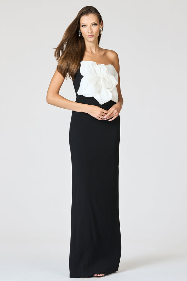 sachin & babi MARIST GOWN - IVORY BLACK