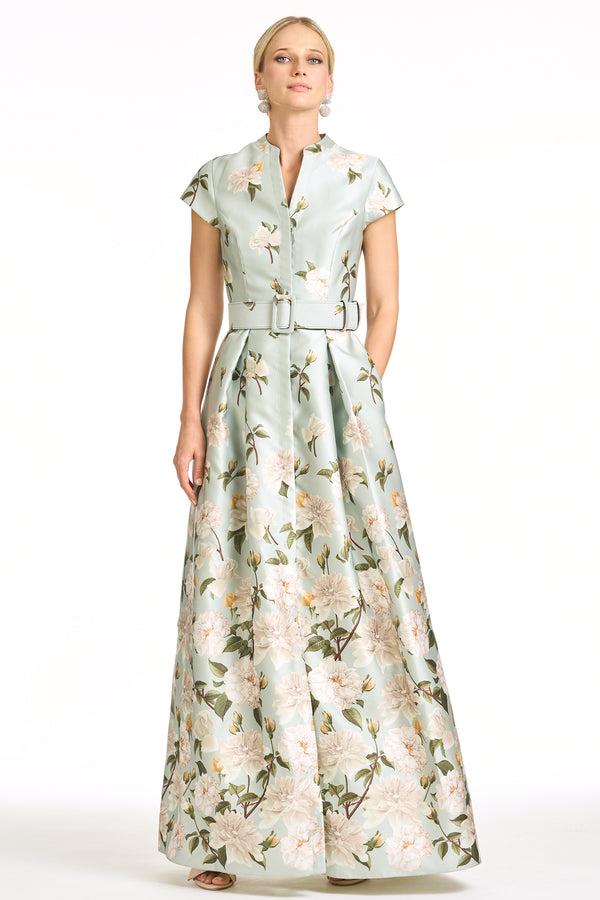 Sachin & Babi MARTA GOWN - CELADON SWEETBRIAR DEGRADE