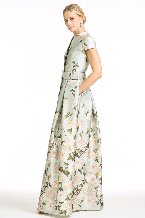 Sachin & Babi MARTA GOWN - CELADON SWEETBRIAR DEGRADE