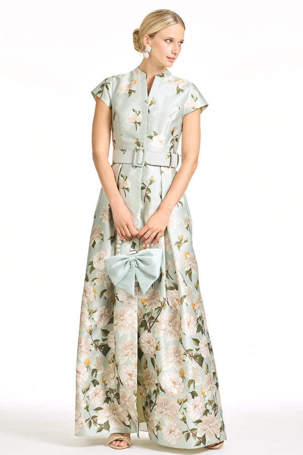 sachin & babi MARTA GOWN - CELADON SWEETBRIAR DEGRADE
