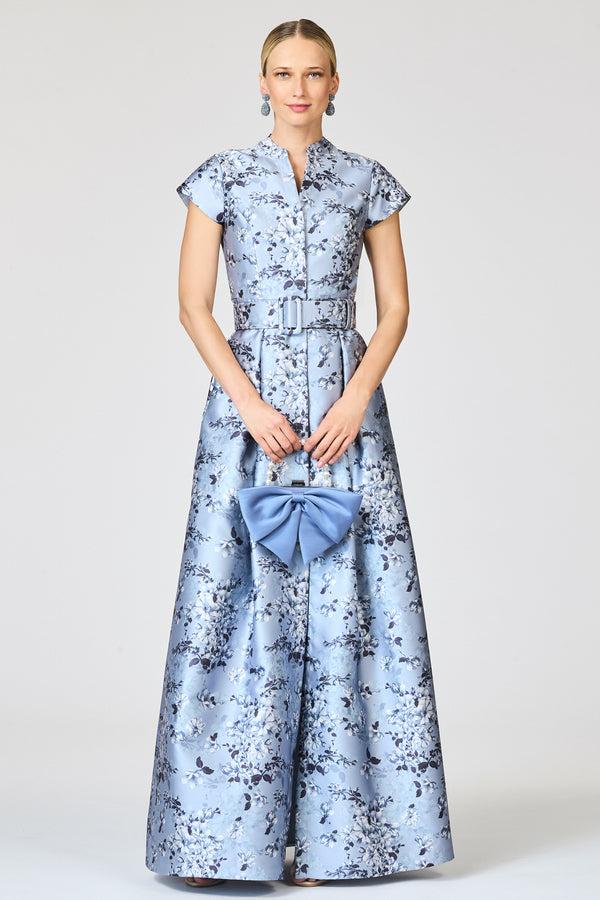 Sachin & Babi MARTA GOWN - ICED CHERRY BLOSSOM
