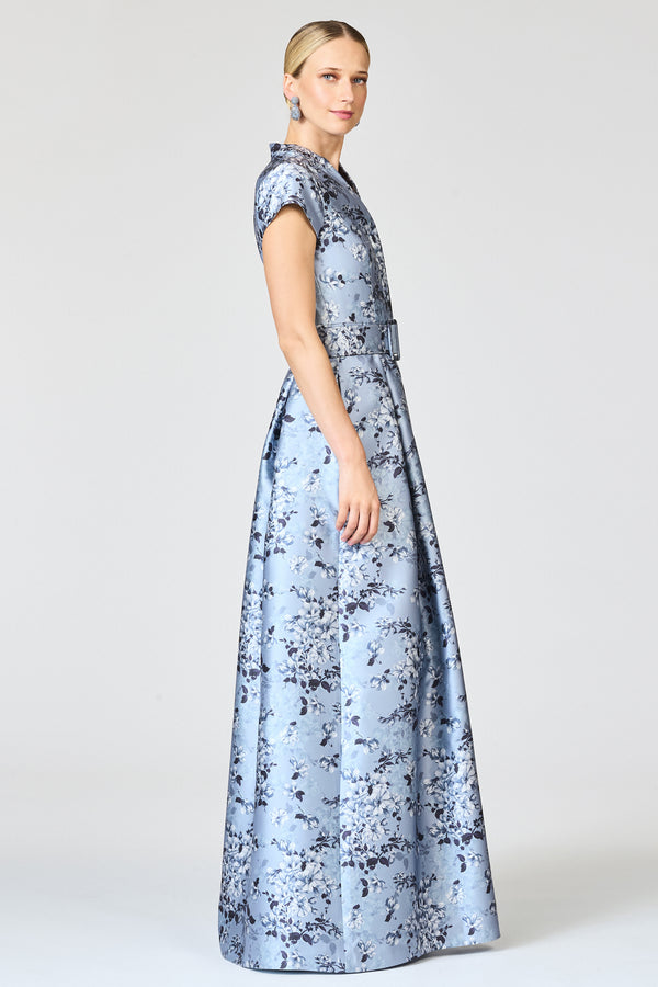 Sachin & Babi MARTA GOWN - ICED CHERRY BLOSSOM