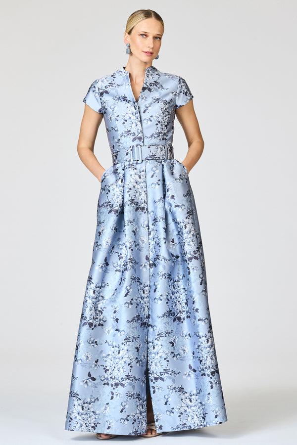 sachin & babi MARTA GOWN - ICED CHERRY BLOSSOM