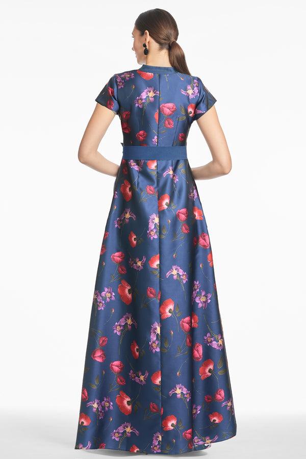 Sachin & Babi MARTA GOWN - MIDNIGHT JARDIN