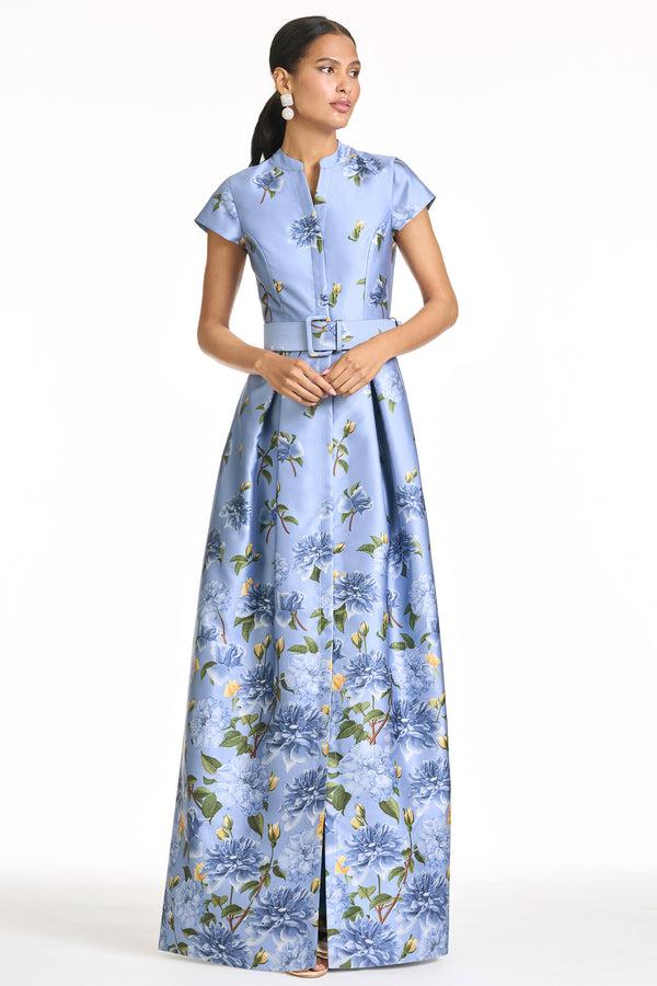 Sachin & Babi MARTA GOWN - TWILIGHT PEONY DEGRADE