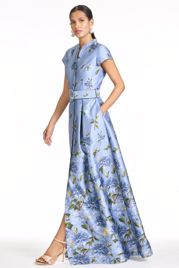 Sachin & Babi MARTA GOWN - TWILIGHT PEONY DEGRADE