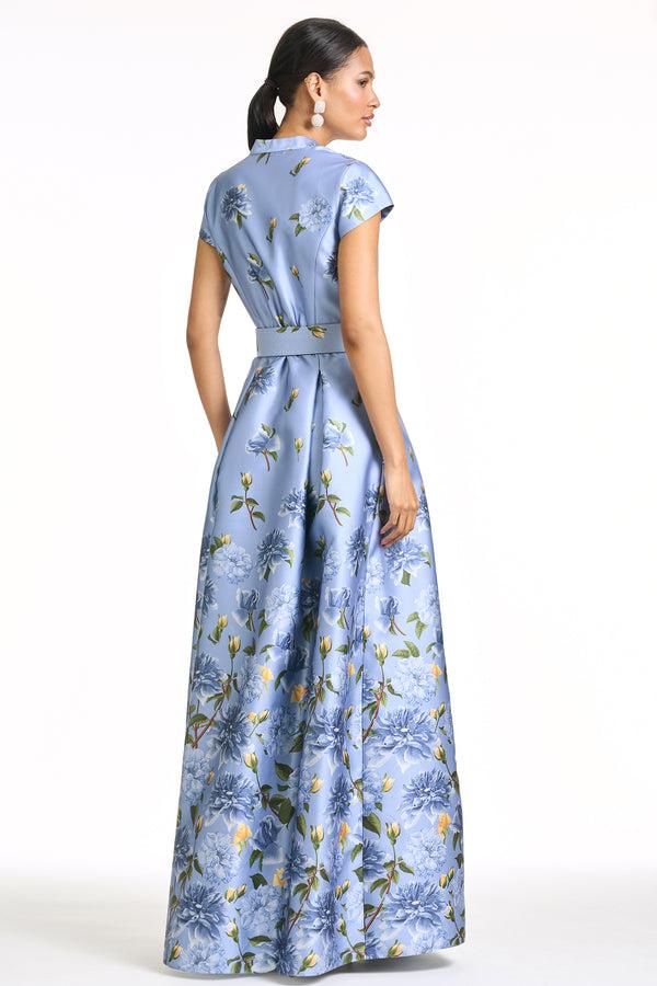 Sachin & Babi MARTA GOWN - TWILIGHT PEONY DEGRADE
