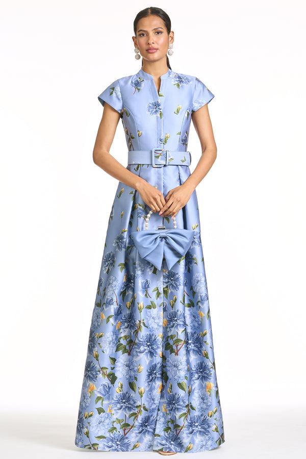 sachin & babi MARTA GOWN - TWILIGHT PEONY DEGRADE