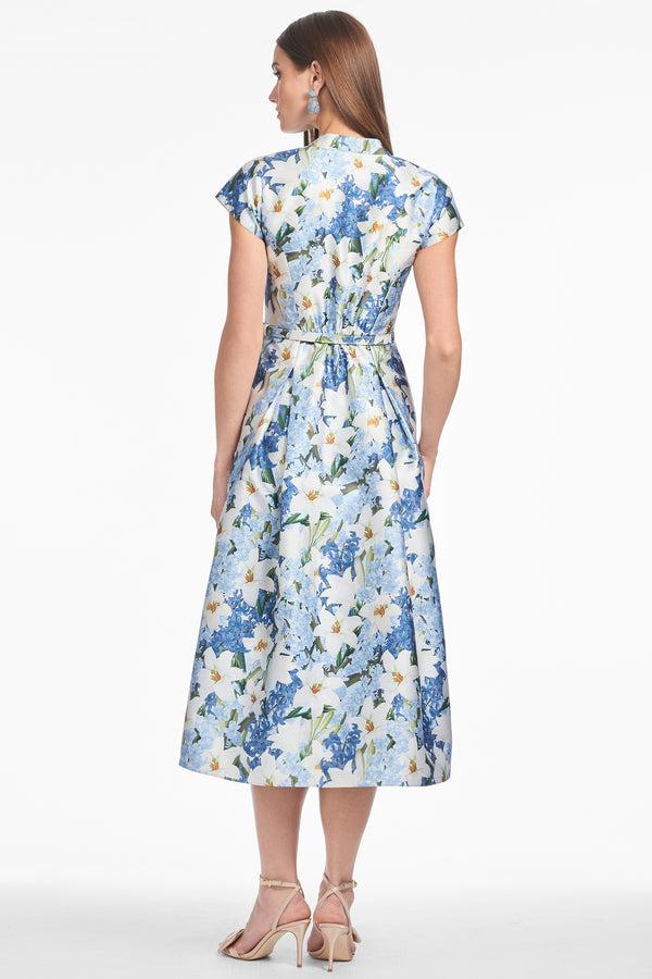 Sachin & Babi MARTINE DRESS - SKY BLUE STAR LILLIES