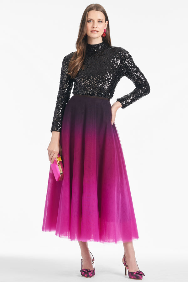 Sachin & Babi Maxine Skirt - Plum Ombre