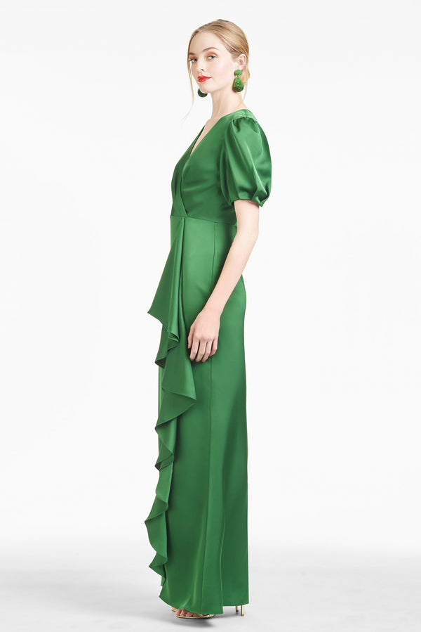 Sachin & Babi Mila Gown - Emerald
