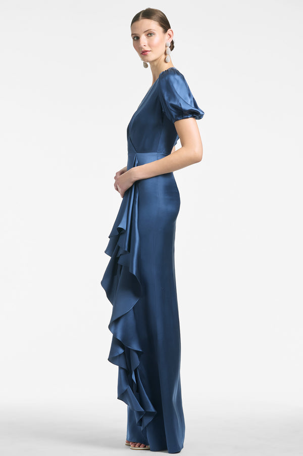 Sachin & Babi Mila Gown - Indigo