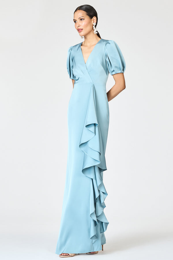 Sachin & Babi MILA GOWN - SEAGLASS