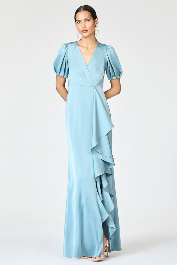 sachin & babi MILA GOWN - SEAGLASS