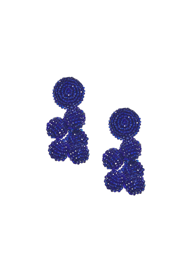 Sachin & Babi MINI COCONUTS EARRINGS - COBALT