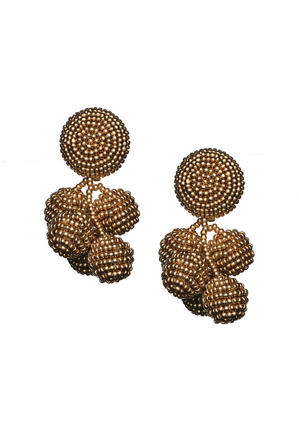 Sachin & Babi MINI COCONUTS EARRINGS - GOLD