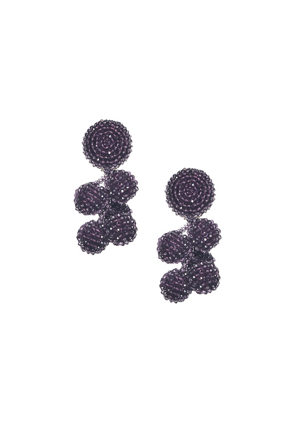 Sachin & Babi MINI COCONUTS EARRINGS - VIOLET
