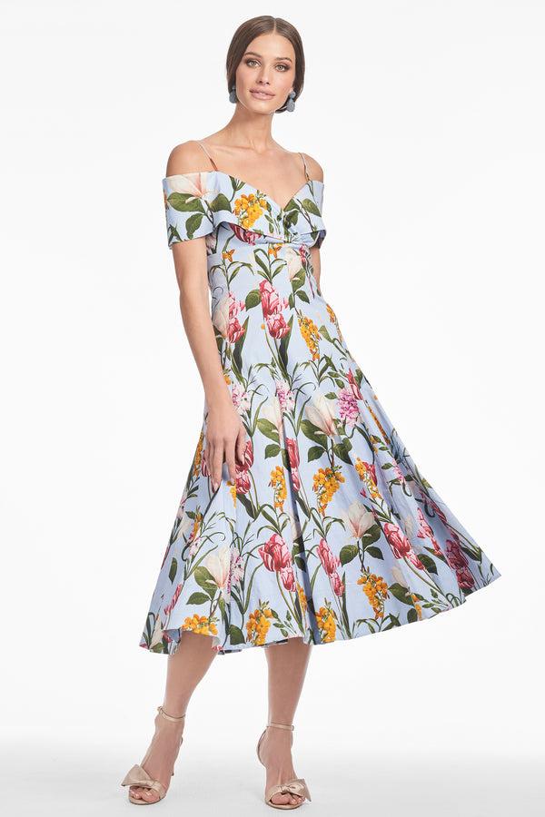 Sachin & Babi MINNIE DRESS - GLACIAL BLUE BLOSSOMS