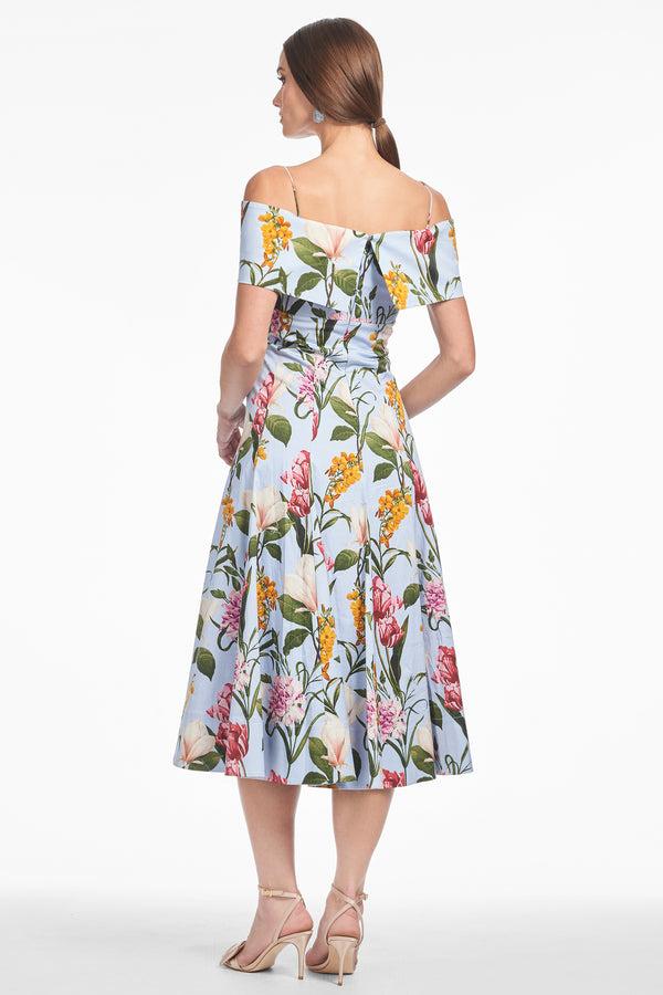 Sachin & Babi MINNIE DRESS - GLACIAL BLUE BLOSSOMS